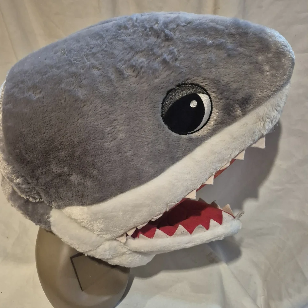Big Shark Head Plush Costume Mask, Dan Dee Costume